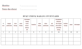 Contoh form peminjaman barang inventaris kantor 02doc. Contoh Buku Induk Barang Inventaris Lengkap Dengan Petunjuk Pengisiannya Smk Surat
