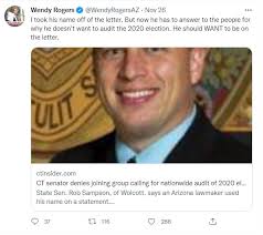 Sen. Rob Sampson Statement Nov 29, 2021