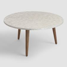 Free shipping on qualifying orders. Round White Capiz Coffee Table Natural Fiber By World Market Coffee Table Wood Slice Coffee Table Table