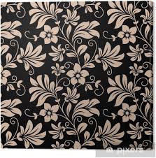 Cute floral prints conjure up memories of bygone days, of hot cups of tea and pretty, ruffled dresses. Vintage Floral Wallpaper Seamless Pattern Canvas Print Pixers We Live To Change