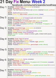 21 Day Fix Menu Week 2 21 Day Fix Menu Beachbody 21 Day Fix 21 Day Fix Diet