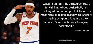 Pin On Carmelo Anthony Quotes