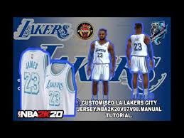 King power and the club have reached an agreement with the. Customised Los Angeles Lakers City Jersey 2020 2021 Nba2k20v97v98 Manual Tutorial Youtube