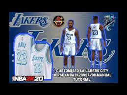 Los angeles lakers lebron james statement edition swingman jersey. Customised Los Angeles Lakers City Jersey 2020 2021 Nba2k20v97v98 Manual Tutorial Youtube