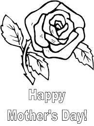 Get these amazing rose flower coloring pages for kids and adults to color the world all you want. A Beautiful Rose For Mothers Day Coloring Page Coloring Sun