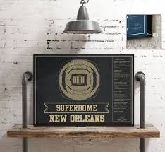 New Orleans Saints Superdome Seating Chart Vintage