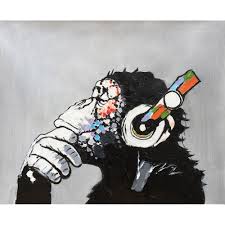 Explore our wide selection of prints, drawings, canvases an. Modern Gorilla Monkey Music Hand Painted Oil Paintings On Canvas Home Decor Wall