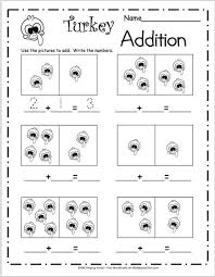 Turkey Addition Free Math Worksheet Madebyteachers Thanksgiving Math Worksheets Free Math Worksheets Kindergarten Addition Worksheets
