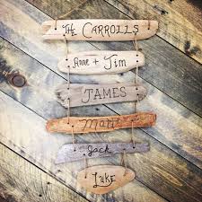 Family Name Family Tree Driftwood Sign Custom Collage Gift Etsy Driftwood Signs Custom Collage Custom Sign