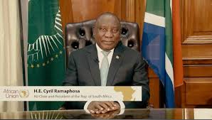 Anc leader ramaphosa sworn in as south african president. Statement Delivered On Behalf Of The Au Chairperson President Cyril Ramaphosa On The Occasion Of The Handover Ceremony Of The Afcfta Secretariat Union Africaine