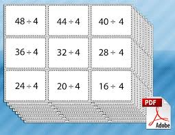 Zehnerpack für schüler (2002, taschenbuch) bei ebay. Printable Division Flash Cards Math Flash Cards Addition Flashcards Kids Math Activities