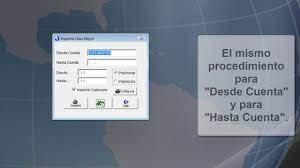 Es una anotación que se realiza en el libro diario, donde queda registrada la operación comercial realizada, con todos sus datos: Reporte De Una Cuenta Contable En El Libro Mayor Sistema Contable Exacta Youtube