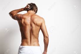 That's not to say fat men and fit men can't still be friends, but if they want to talk about their bodies it might get weird pretty quick, study authors concluded. Perfect Fit Man From The Back In The White Towel Stock Photo Picture And Royalty Free Image Image 34143379