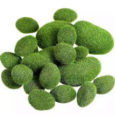 Explore faux moss for plants. 20 Pieces 2 Sizes Artificial Moss Rocks Decorative Faux Green Moss Covered Stones Decorative Pebbles Aliexpress