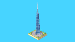 3d Model Khalifa Dubai Burj Khalifa Dubai
