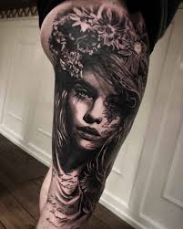 Black And White Realism Tattoo Sleeve Black Grey Realistic Tattoo By Mark Wosgerau Realistic Tattoo Sleeve Portrait Tattoo Sleeve Portrait Tattoo