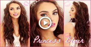 Blair Waldorf Pink Wedding Makeup Wavy Hair Tutorial Gossip Girl Inspired Wavy Hairstyles Tutorial Pink Wedding Makeup Hair Tutorial
