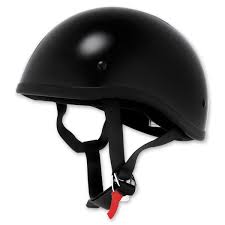 skid lid original black half helmet 646602