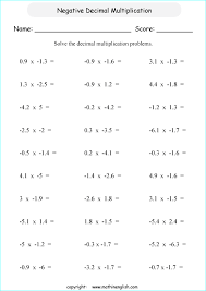 Grab this complete collection of worksheets that provide ample practice in decimal multiplication using the number line model up to two decimal places. Printable Primary Math Worksheet For Math Grades 1 To 6 Based On The Singapore Math Curriculum