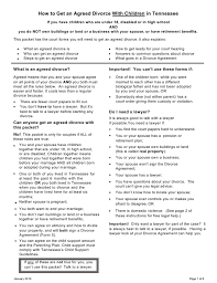 Check spelling or type a new query. Tennessee Request For Agreed Divorce With Children Download Printable Pdf Templateroller