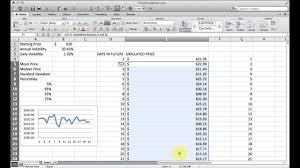 How To Simulate Stock Price Changes With Excel Monte Carlo Excel Formula Excel Stock Prices