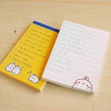 韩国代购 官网限定molang 土豆兔记事用便签本 便条纸 n次贴 note paper molang checklist