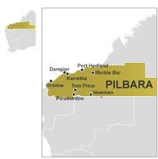 Pilbara Western Australia Map Pilbara