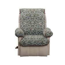 With generous padding from head to toe, tufted back, bucket seat, and chaise ottoman, the romero is designed to fit like a glove. 3pc Reversible Camouflage Quilted Recliner Cover Chocolate Zenna Home Target