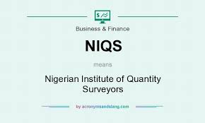 Image result for The Nigerian Institute of Quantity Surveyors (NIQS)