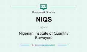 Image result for The Nigerian Institute of Quantity Surveyors (NIQS)