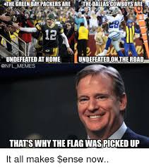 Packers announce 4th annual give big green bay initiative. The Green Bay Packers Are Thedallascowboysare 12 Undefeated On The Road Undefeated Athome Memes Thats Whythe Flagwas Picked Up It All Makes Ense Now Football Meme On Me Me