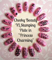 Princess charming is one of six shades in the new essie enchanted collection released earlier this month you can bet we'll be sharing the details on the new essie nail polish launches as soon as we have them. Cheeky Beauty Xl Stamping Plate Review Of Princess Charming Nevertoomuchglitter Nail Wonderland