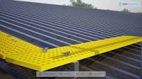 FRP Rooftop Walkway| Solar FRP walkway |FRP Gratings| Solar Racking Systems  FRP Walkway Installation