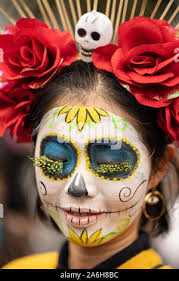 Lexie Harrison-Cripps/Alamy Live NewsMexico City, Mexico, 26/10/19, The  Catrina Procession is celebrated for the figure of Calavera Garbancera,  originally created by Jose Guadalupe Posada. Credit