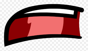 Cloudy holding jawbreaker with mouth. Frown Mouth Open Th Bfdi Mouth Th Clipart 2004358 Pinclipart