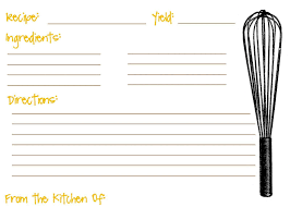 Free Editable Recipe Card Templates For Microsoft Word Free Download Printable Recipe Cards Recipe Cards Printable Free Recipe Cards Template