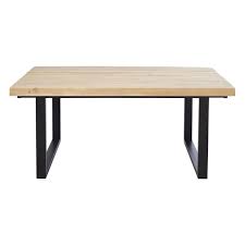 mesa de comedor con vigas de roble macizo para 6 8 personas l 180 maisons du monde massief eiken eettafel dineren