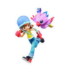 Amazon.com: Megahouse Digimon Adventure: Sora and Piyomon G.E.M. PVC Figure  : Toys & Games