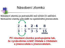 2 sčítání zlomků sčítání zlomků znamená hledání celkového množství daného několika částmi celků či celých celků. Nsoben Zlomk Matematika 7 Ronk Nsoben Zlomk Je