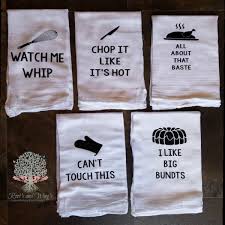 Apparently we use a lot of rags! Thanksgiving Hostess Gifts That Are Simple Yet Significant House Warming Gifts White Elephant Gifts Kitchen Humor