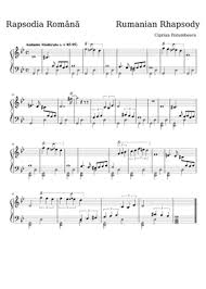 Anthem genedlaethol yn hardd iawn o rwmania. Sheet Music Musescore Com