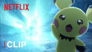 Pichu (entwicklung zu pikachu, 25 bonbons). Pichu Evolves Into Pikachu Pokemon Journeys The Series Netflix Futures Youtube