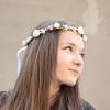 A garland is a decorative wreath of flowers, leaves, or other material. 3