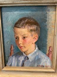 Portrait of Young Boy by Greta Allen (B.1881-1963)