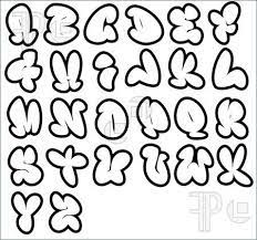 This colourful bubble writing packs a vibrant punch. Fonts Free Fun Illustration Of 26 Graffiti Fonts Funny Bubble Alphabet Can Be Used Graffiti Lettering Graffiti Font Lettering Fonts