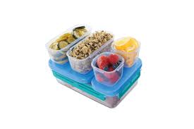 Keep liquids like milk, dressing, and yogurt separate to prevent sogginess. Rubbermaid Lunchblox Leak Proof Entree Lunch Container Kit Large Blue Buy Online In China At China Desertcart Com Productid 41543979