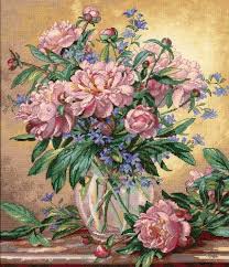 Home> sewing> embroidery & cross stitch> cross stitch kits> dimensions gold collection wolf cross stitch kit. Dimensions Gold Collection Counted Cross Stitch Kit Floral Vase 18 Count Ivory Aida 12 X 14 Buy Online In Cayman Islands At Cayman Desertcart Com Productid 12882297