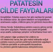Isimizguzellik Cilt Ciltbakimi Ciltbakimi Ciltlekeleri Kirisiklik Leke Leketedavisi Gunesyanigi Patates Mask Saglik Cilt Bakimi Saglikli Cilt Bakimi