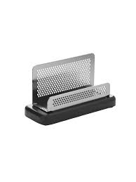 ✅ free shipping on many items! Rolodex Distinctions Punched Metal And Wood Business Card Holder Blackpewter Office Depot