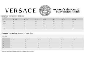 36 True Versace Jeans Size Chart